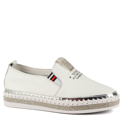 Слипоны Lifexpert женские белые 87590(WHITE)