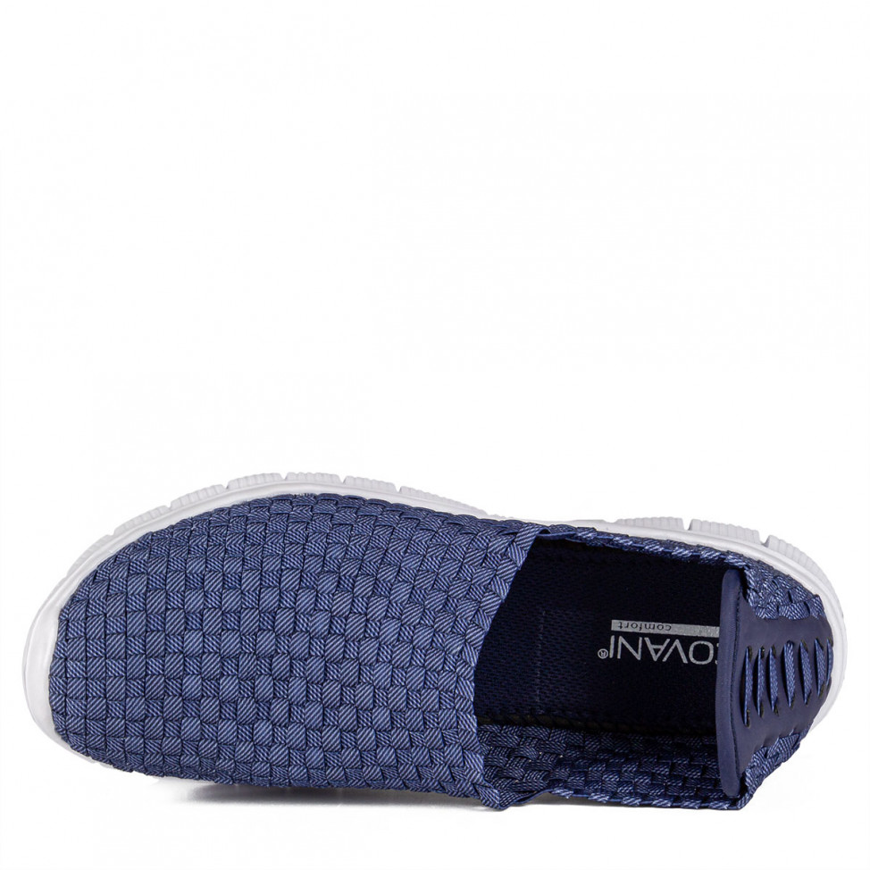 Слипоны синие Covani Comfort