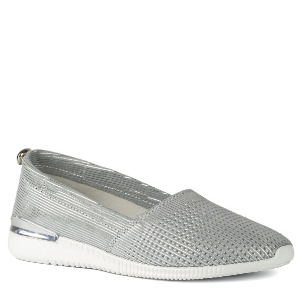 Слипоны Lifexpert женские серебристые 219-BL3001(GREY.S)