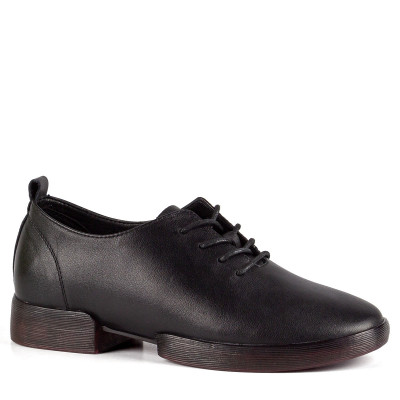 Полуботинки Meego Comfort женские черные A1653(BLACK)