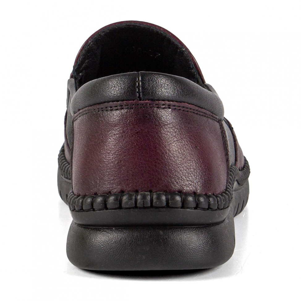 Мокасины черные Meego Comfort