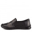 Мокасины черные Meego Comfort