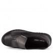 Мокасины черные Meego Comfort