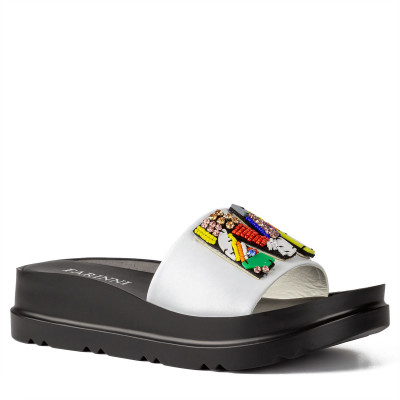 Сабо Farinni женские белые JL9730WP(WHITE)