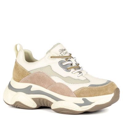 Кроссовки Farinni женские бежевые JLLA675BEP(BEIGE)