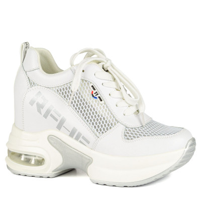 Сникеры Farinni женские белые SZ958-12-2WSP(WHITE/SILVER)