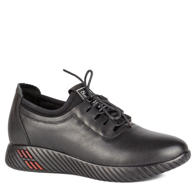 Полуботинки Meego Comfort женские черные A2072A(BLACK)