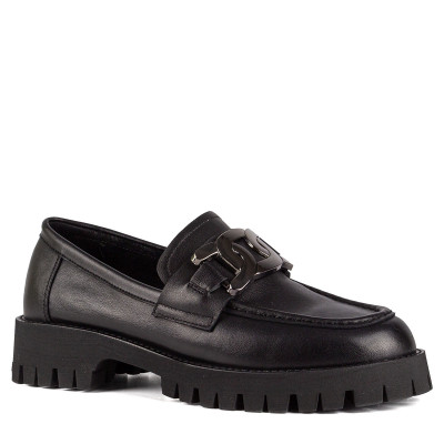 Лоферы Melanda.m женские черные PW1176A-82261-10