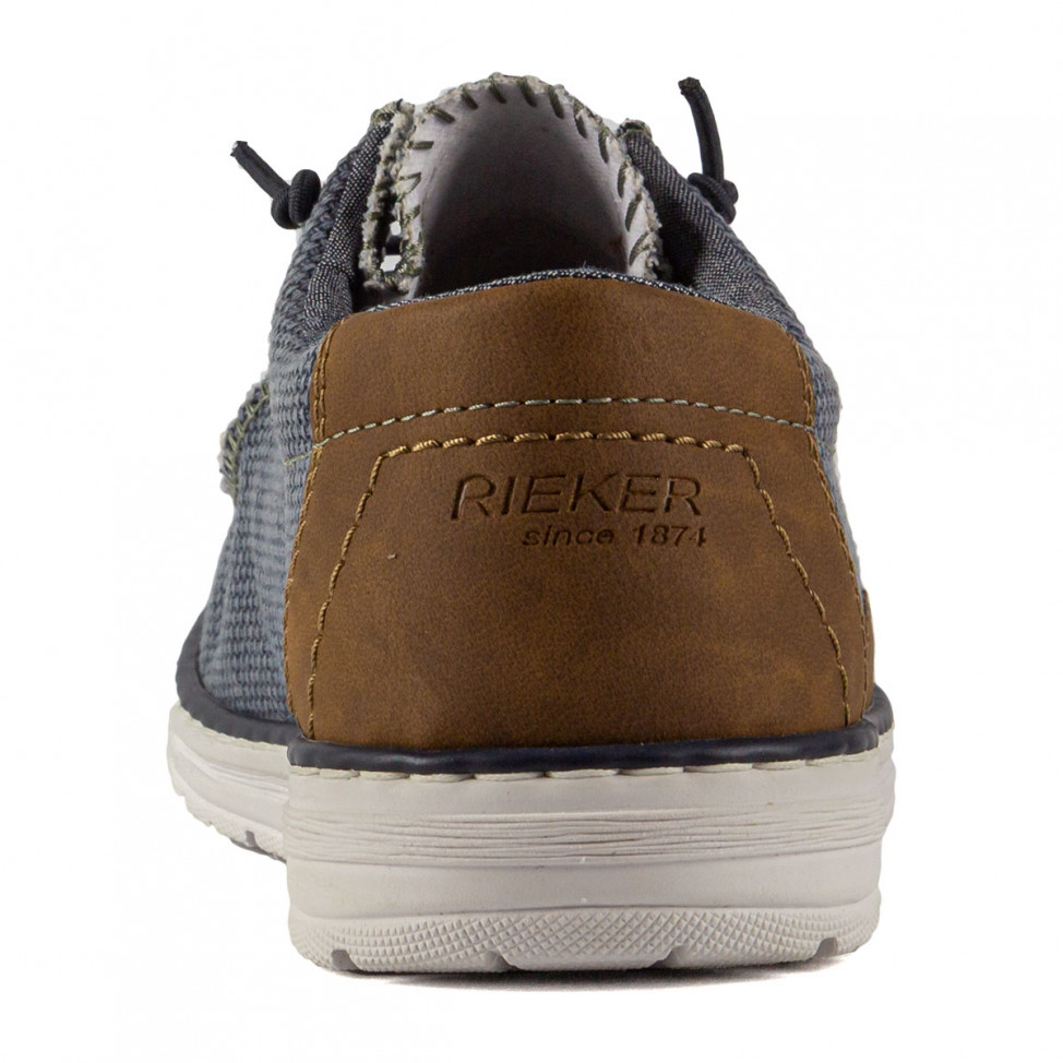 Топсайдеры синие Rieker Топсайдеры синие Rieker
