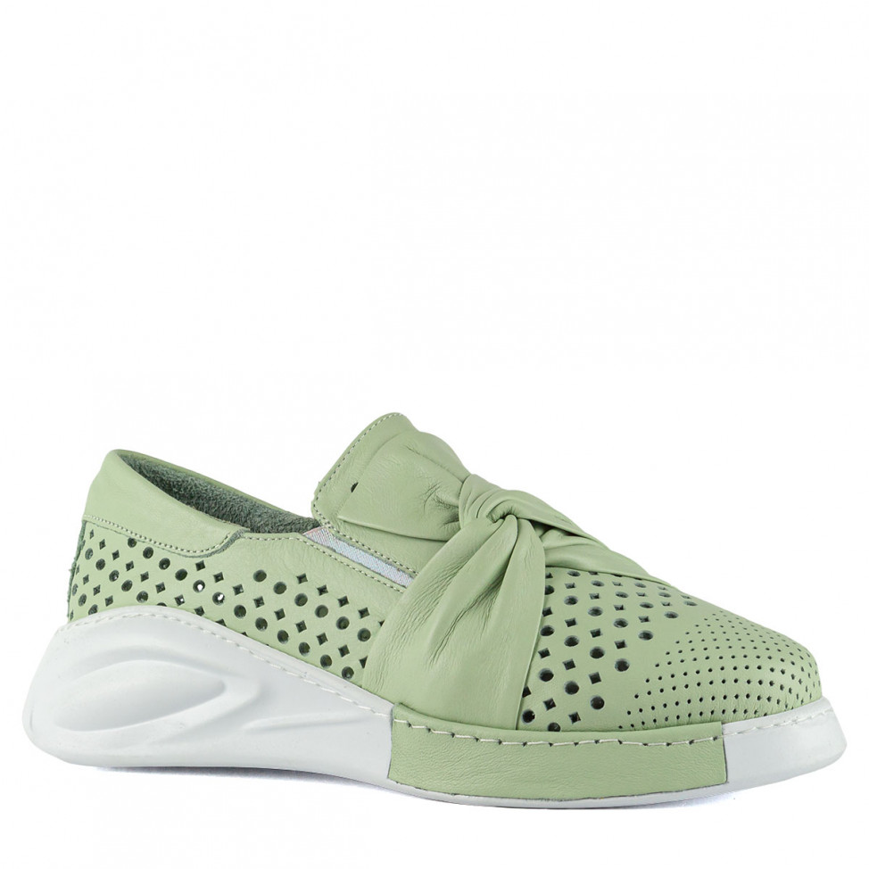 Слипоны зеленые Evromoda
