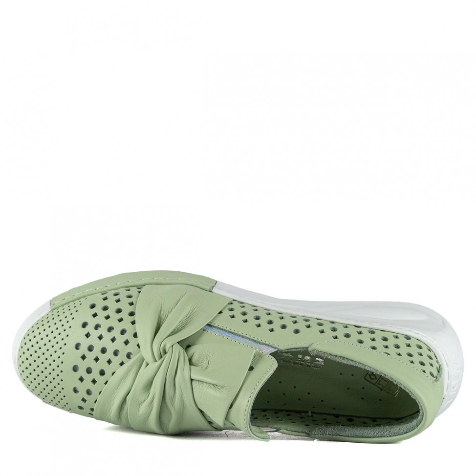 Слипоны зеленые Evromoda