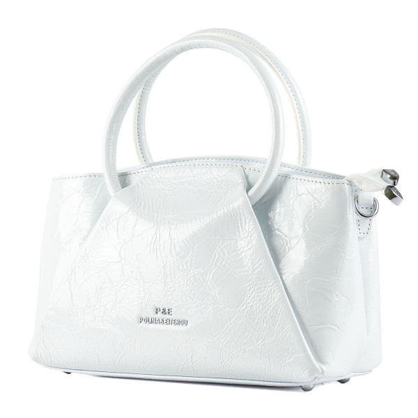 Классическая сумка Polina & Eiterou женская белая Y2067-3(PURE WHITE)