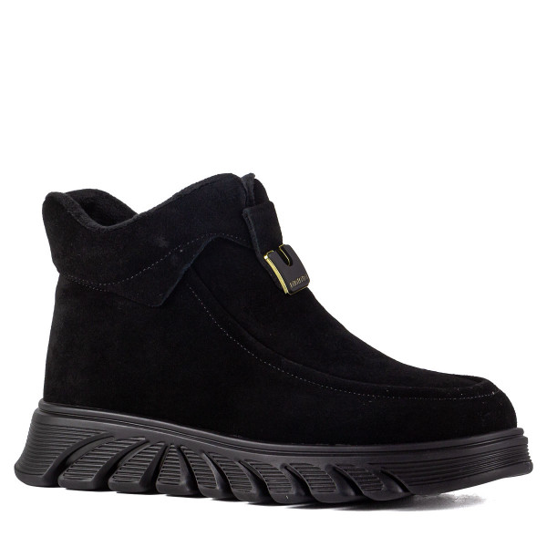Ботинки Finn Line женские черные 518-253(BLACK SUEDE)