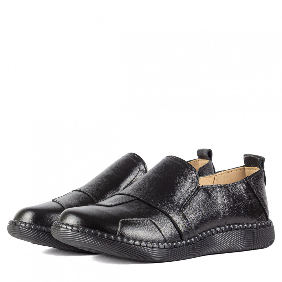 Слипоны черные Covani Comfort