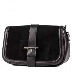Классическая сумка Polina & Eiterou женская черная Q8066(BLACK)