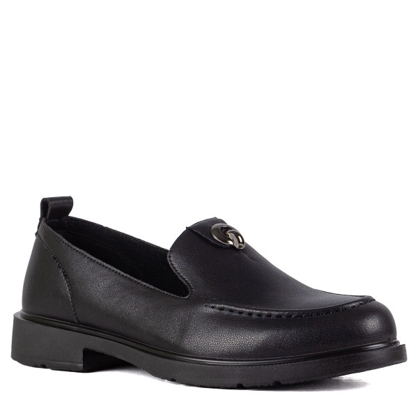 Лоферы Covani Comfort женские черные DLT-W26-WLM3-2605-1